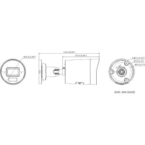 Kamera IP Hikvision DS-2CD2083G2-LI2U/SL 2.8mm BLACK PL