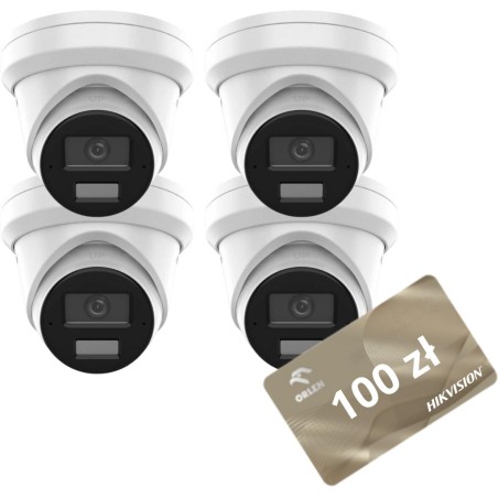 KAMERA IP HKVISION DS-2CD2343G2-LI2U(2.8mm) PL Opakowanie zbiorcze 4szt.