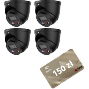 KAMERA IP TIOC 3.0 DAHUA IPC-HDW3849H-AS-PV-0280B-S5-BLACK Opakowanie zbiorcze 4szt.