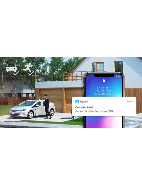 Kamera IP WiFi Reolink W320 5Mpix Wi-Fi P2P czarna