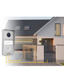 WIDEODOMOFON HIKVISION DS-KIS101-P/Surface 2-ŻYŁOWY