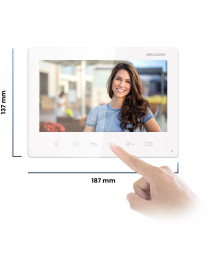 WIDEODOMOFON HIKVISION DS-KIS101-P/Surface 2-ŻYŁOWY