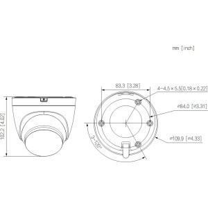 Kamera IP Dahua IPC-HDW1339DA-SW-PV-0360B