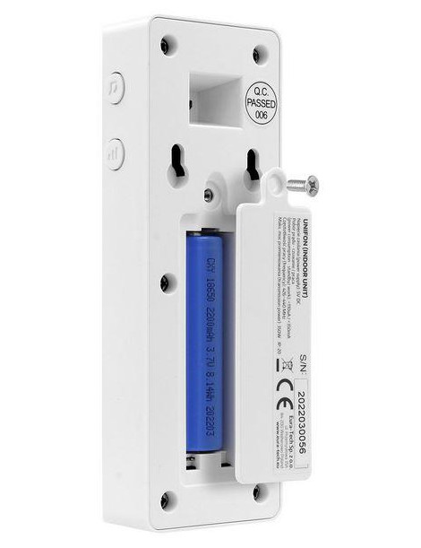 Domofon bezprzewodowy Eura ADP-80A3 biały