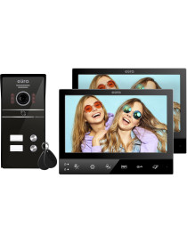 WIDEODOMOFN EURA VDP-80C5 2-rodzinny, czarny