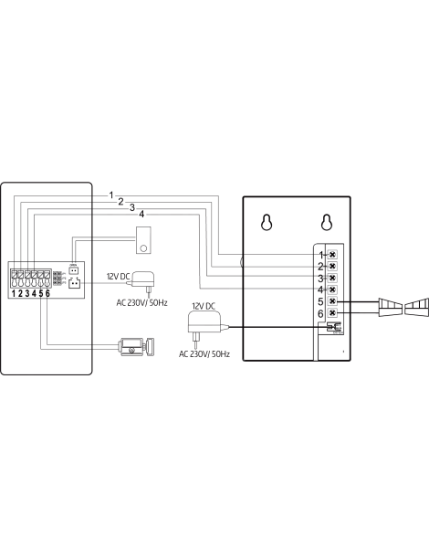 WIDEODOMOFON EURA VDP-90A3 DELTA + biały monitor TUYA