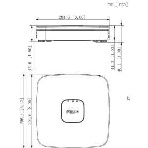 REJESTRATOR IP DAHUA NVR2104-I2