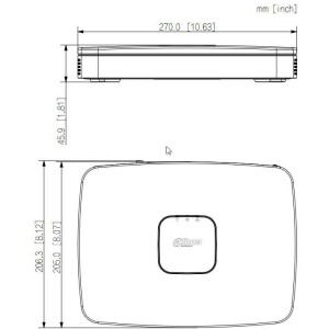 REJESTRATOR IP DAHUA NVR2108-8P-I2