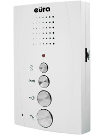 DOMOFON ''EURA'' ADP-51A3 ''DIFESA'' - 1-rodzinny, 2 unifony, interkom, biały