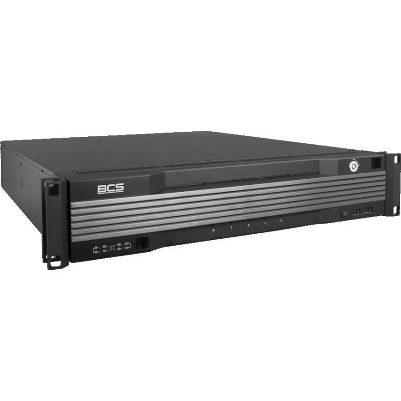 Rejestrator IP BCS Ultra BCS-U-NVR6408R-A-4K(2X12TB)