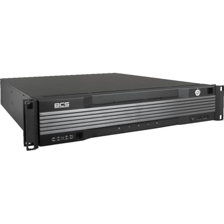 Rejestrator IP BCS Ultra BCS-U-NVR6408R-A-4K(2X12TB)