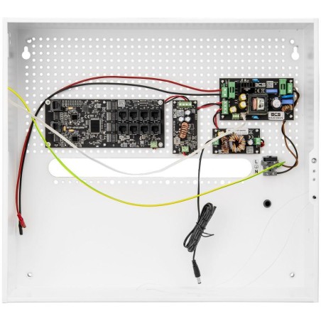 System zasilania buforowego PoE do 8 kamer i rejestratora BCS POWER BCS-UPS/IP8Gb/E-S