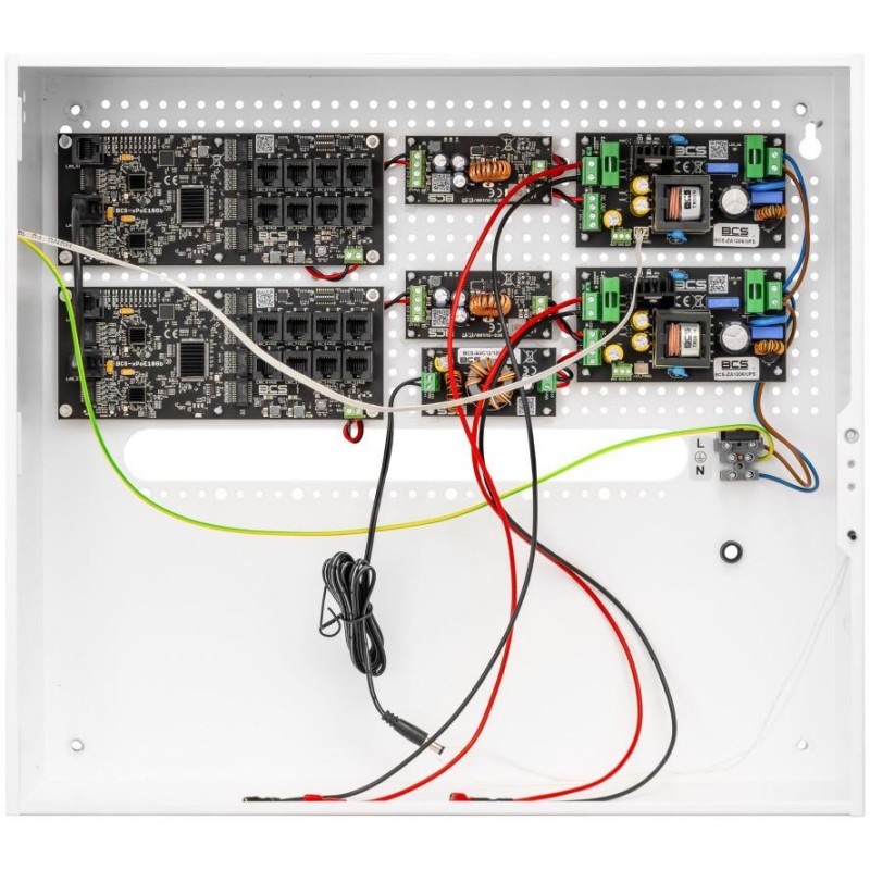 System zasilania buforowego PoE do 16 kamer i rejestratora BCS POWER BCS-UPS/IP16Gb/E-S
