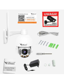 Kamera IP Orllo Z7 Pro zewnętrzna obrotowa GSM 4MPx