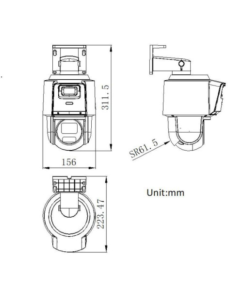 KAMERA IP HIKVISION DS-2SE3C404MWG-E/14(2.8mm)