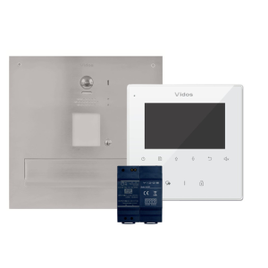 Skrzynka na listy z wideodomofonem i monitorem VIDOS DUO S1201A-SKM/M1022W