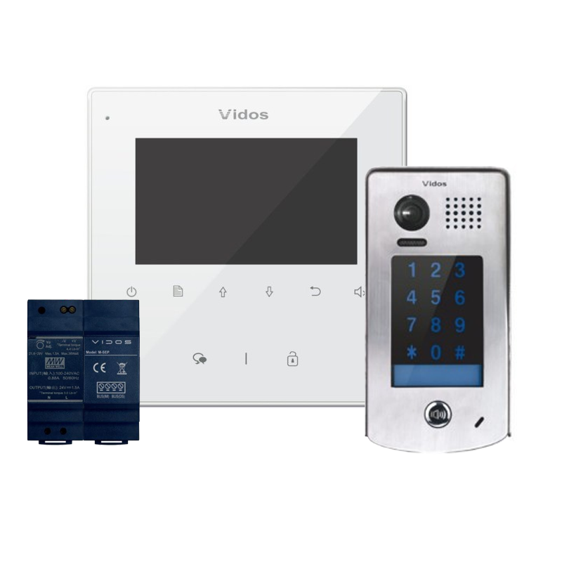 Wideodomofon VIDOS DUO M1022W / S1301D
