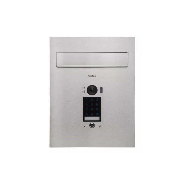 Skrzynka na listy Vidos S1401D-SKP z wbudowanym wideodomofonem