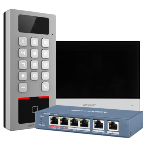 Zestaw wideodomofonu z funkcją kontroli dostępu HIKVISION