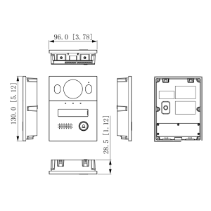 Zestaw wideodomofonowy DAHUA KTX02(S)