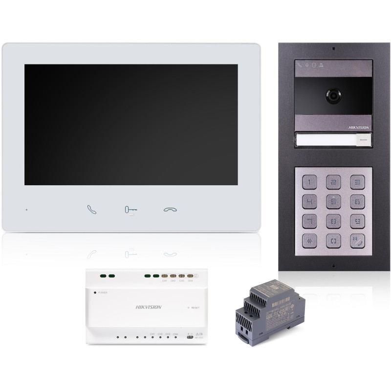 WIDEODOMOFON HIKVISION DS-KIS704EY-ACF2/Aluminium