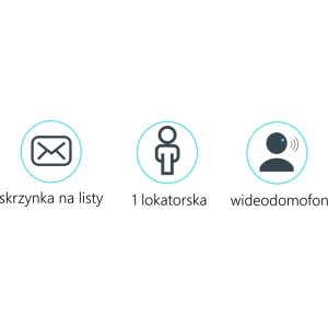 Skrzynka na listy Vidos S551-SKM z wbudowanym wideodomofonem