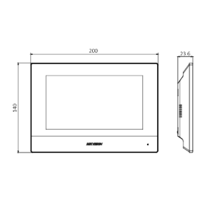 Zestaw wideodomofonowy Hikvision DS-KIS603-P(C)
