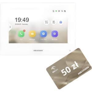 Monitor do wideodomofonu Hikvision DS-KH6320-WTE1-W