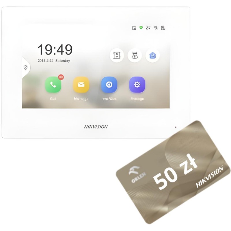 Monitor do wideodomofonu Hikvision DS-KH6320-WTE1-W