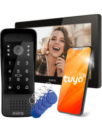 WIDEODOMOFON EURA VDP-86A3 - monitor 10" czarny TUYA