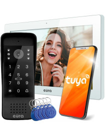 WIDEODOMOFON EURA VDP-86A3 - monitor 10" biały TUYA