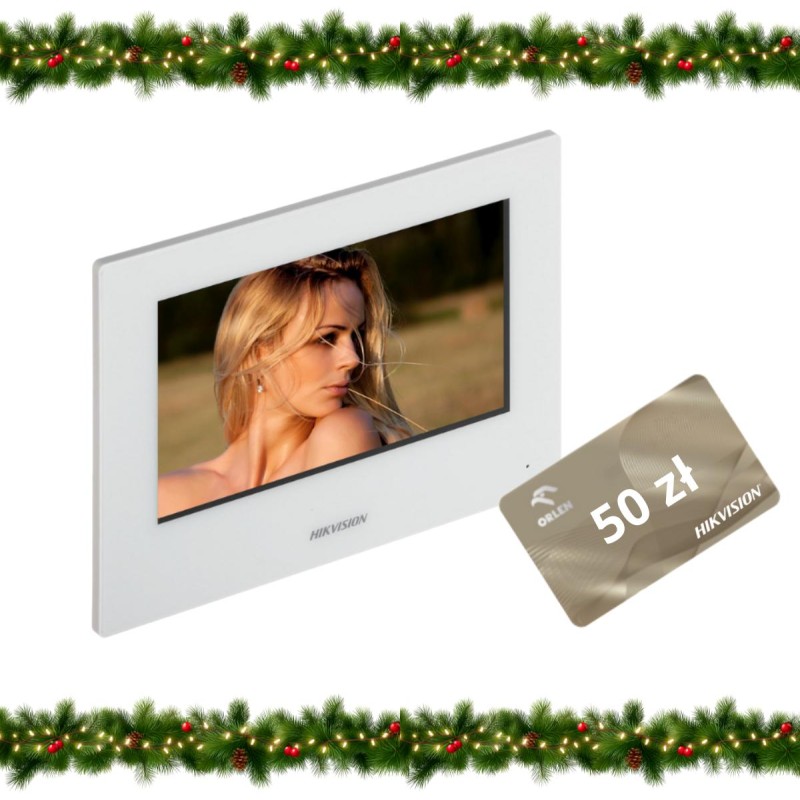 Monitor wideodomofonu HIKVISION DS-KH6320-WTE2-W BIAŁY