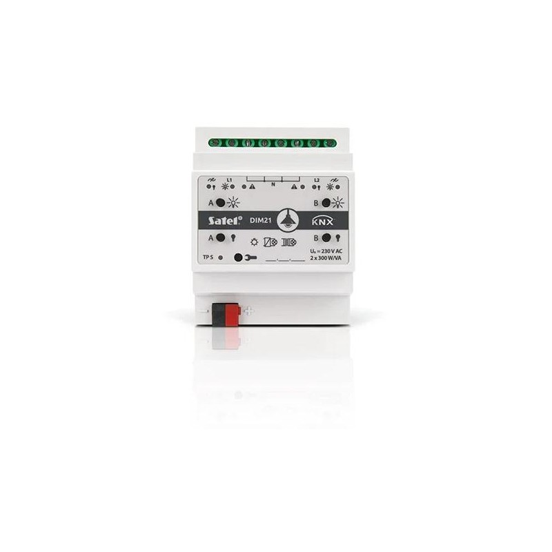 SATEL KNX 2-kanałowy aktor ściemniający KNX-DIM21